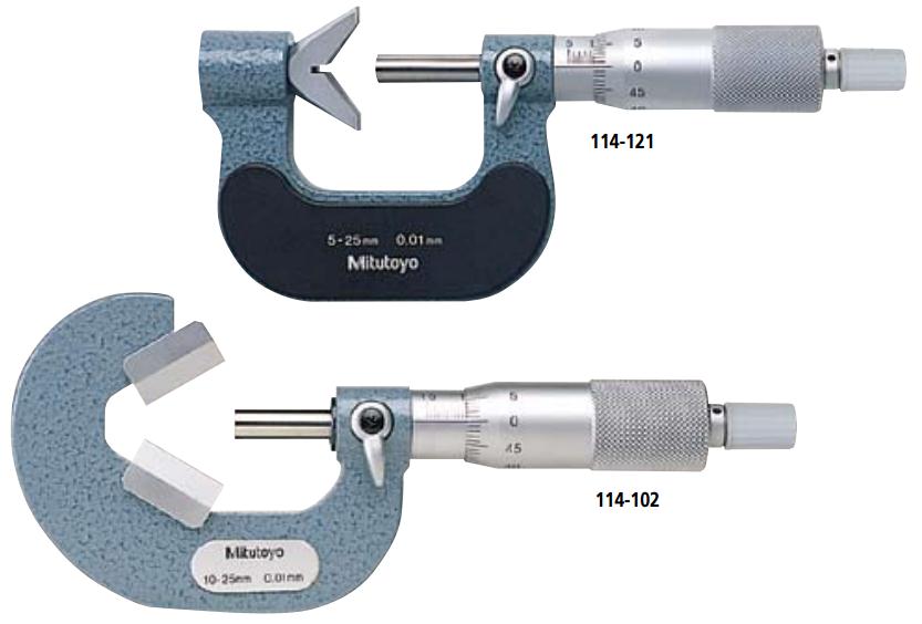 日本三豐Mitutoyo 314/114 V型測砧千分尺