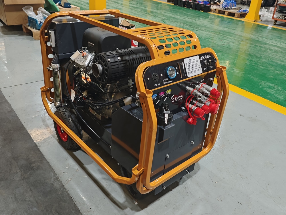 奔馬35HP便攜式小型液壓動(dòng)力站STP35-80
